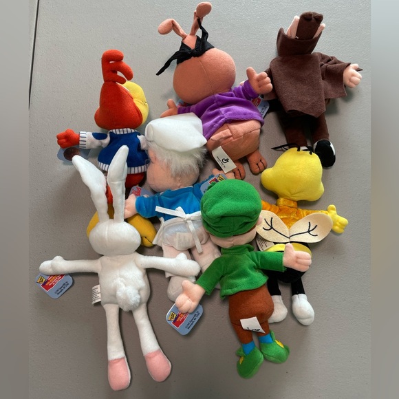1997 General Mills Breakfast Babies Stuffed Toys Complete Set of 7 with Tags. - Picture 2 of 13